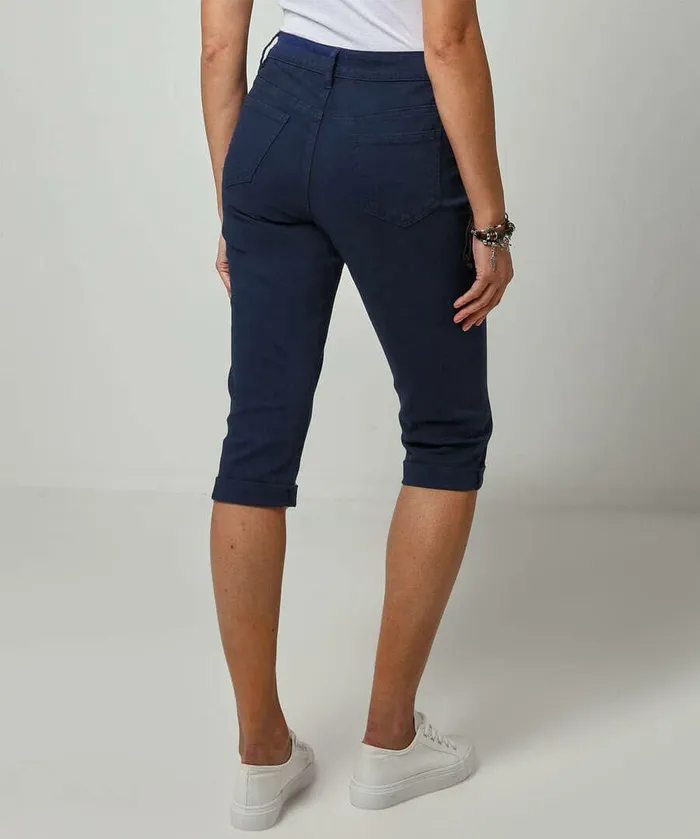 Women Joe Browns Capri Pants Bluewhite Women Joe Browns Capri Pants Bluewhite