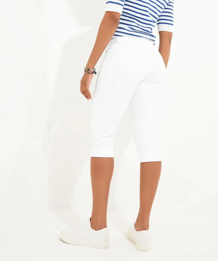 Women Joe Browns Capri Pants Bluewhite Women Joe Browns Capri Pants Bluewhite