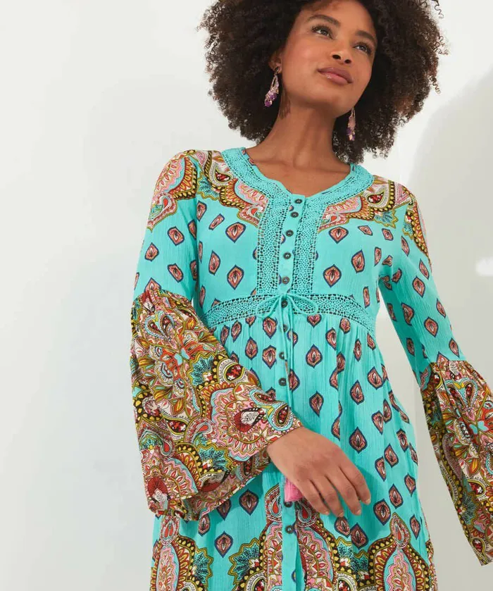 Women Joe Browns Glorious Longline Blouse Aqua