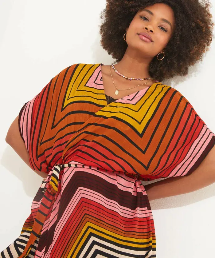 Women Joe Browns Lizzie Longline Sleeveless Kimono Multi Women Joe Browns Lizzie Longline Sleeveless Kimono Multi