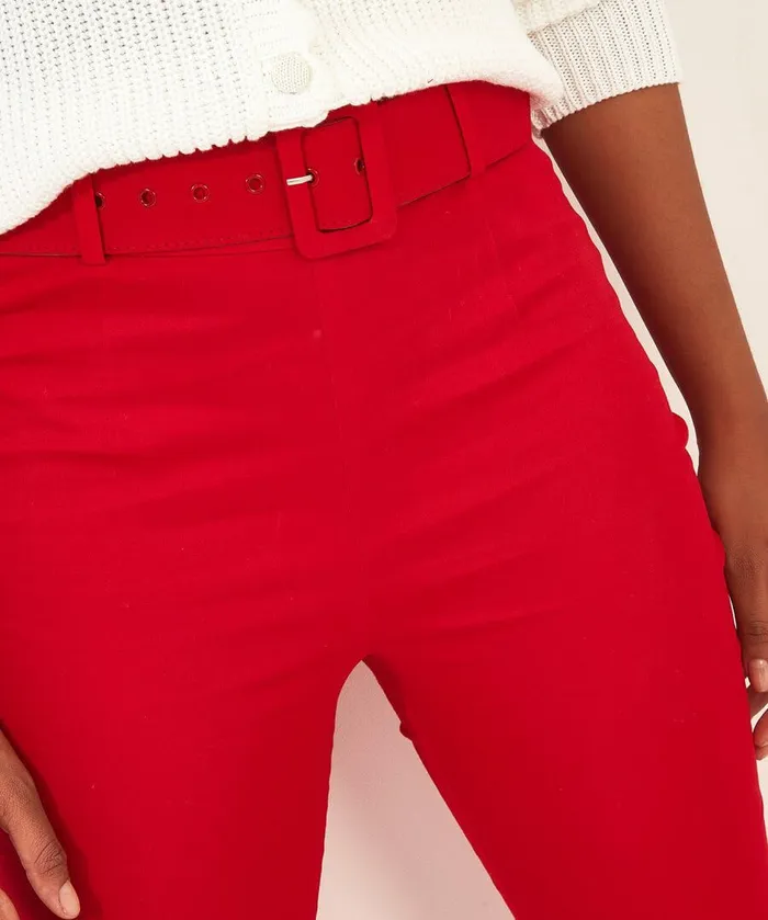 Women Joe Browns Marylin Capri Trouser Red Women Joe Browns Marylin Capri Trouser Red