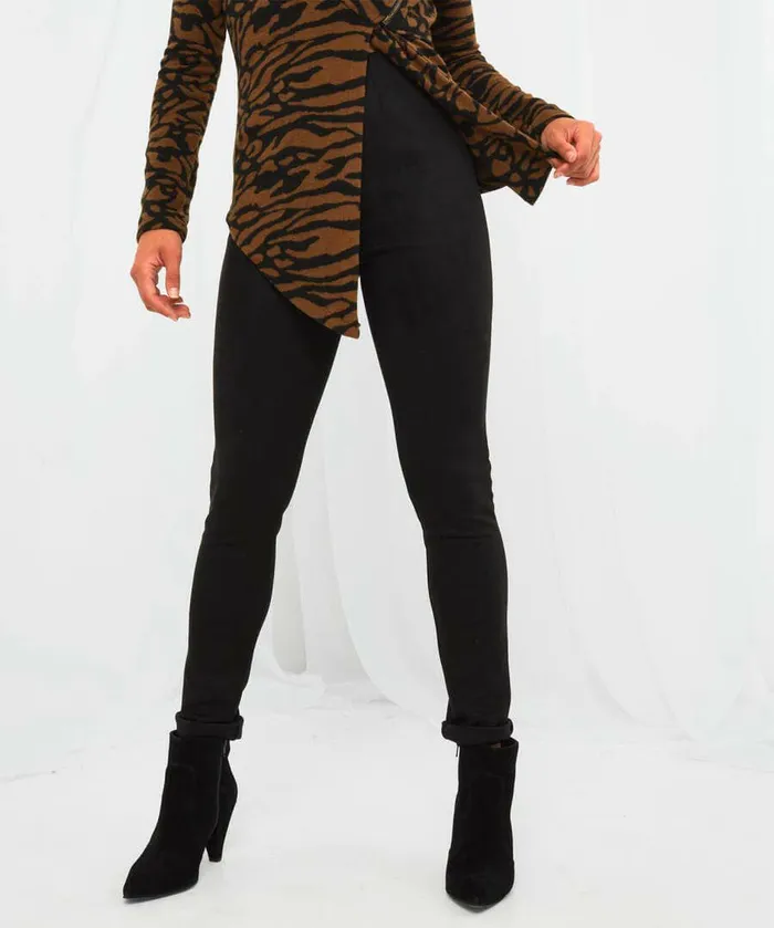 Women Joe Browns Our Favourite Suedette Leggings Black Women Joe Browns Our Favourite Suedette Leggings Black