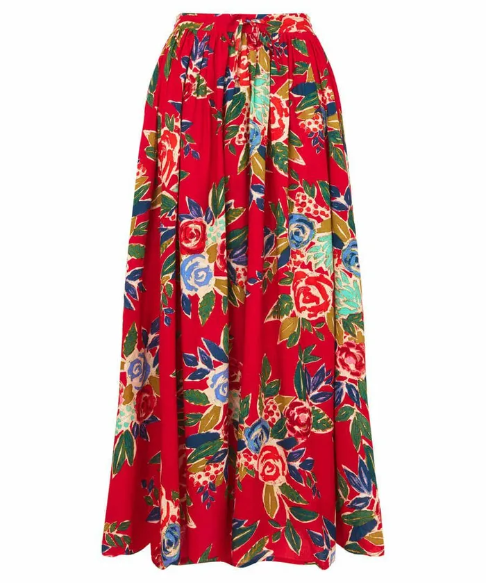 Women Joe Browns Radiant Roses Skirt Red Women Joe Browns Radiant Roses Skirt Red