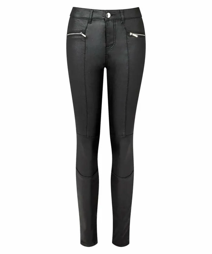 Women Joe Browns Rock Chick Leather Look Trousers Black Women Joe Browns Rock Chick Leather Look Trousers Black
