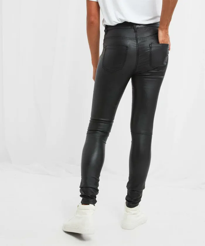 Women Joe Browns Rock Chick Leather Look Trousers Black Women Joe Browns Rock Chick Leather Look Trousers Black