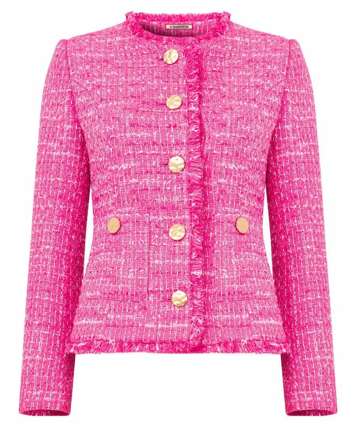 Women Joe Browns Rose Button Front Jacket Pink