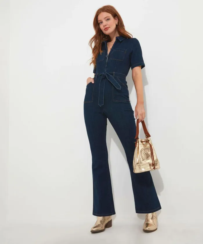 Women Joe Browns Roxie Denim Jumpsuit Blackblue Women Joe Browns Roxie Denim Jumpsuit Blackblue