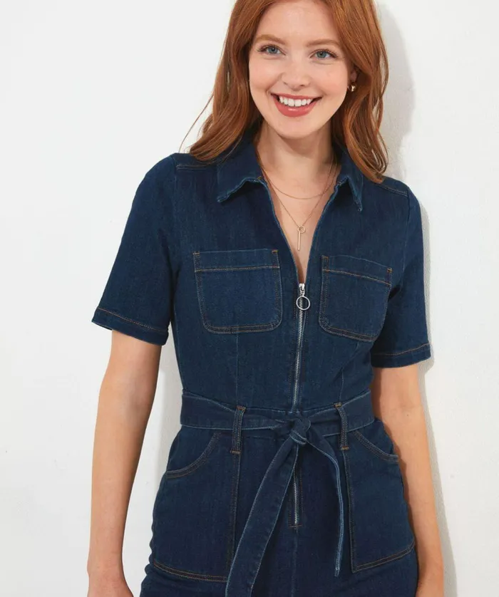 Women Joe Browns Roxie Denim Jumpsuit Blackblue Women Joe Browns Roxie Denim Jumpsuit Blackblue