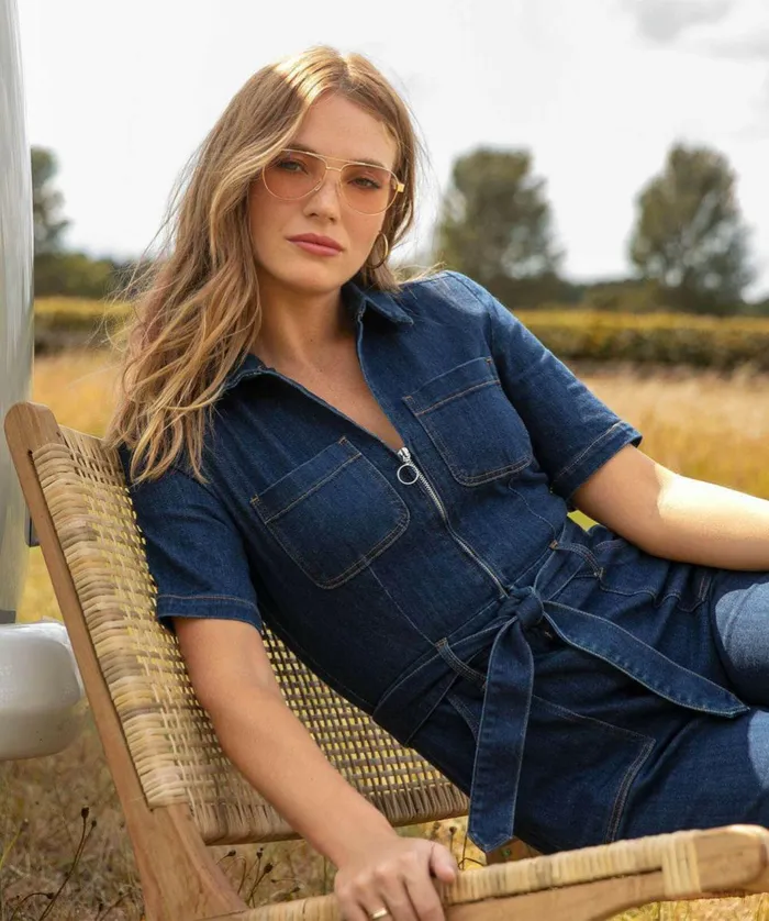 Women Joe Browns Roxie Denim Jumpsuit Blackblue Women Joe Browns Roxie Denim Jumpsuit Blackblue