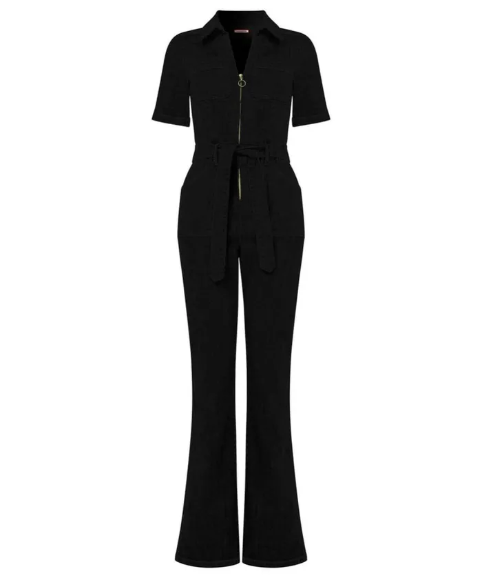 Women Joe Browns Roxie Denim Jumpsuit Blackblue Women Joe Browns Roxie Denim Jumpsuit Blackblue