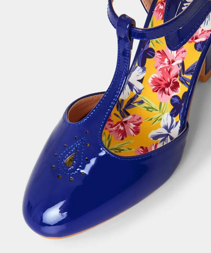 Women Joe Browns Sunday Best Patent TBar Shoes French Navy Women Joe Browns Sunday Best Patent TBar Shoes French Navy