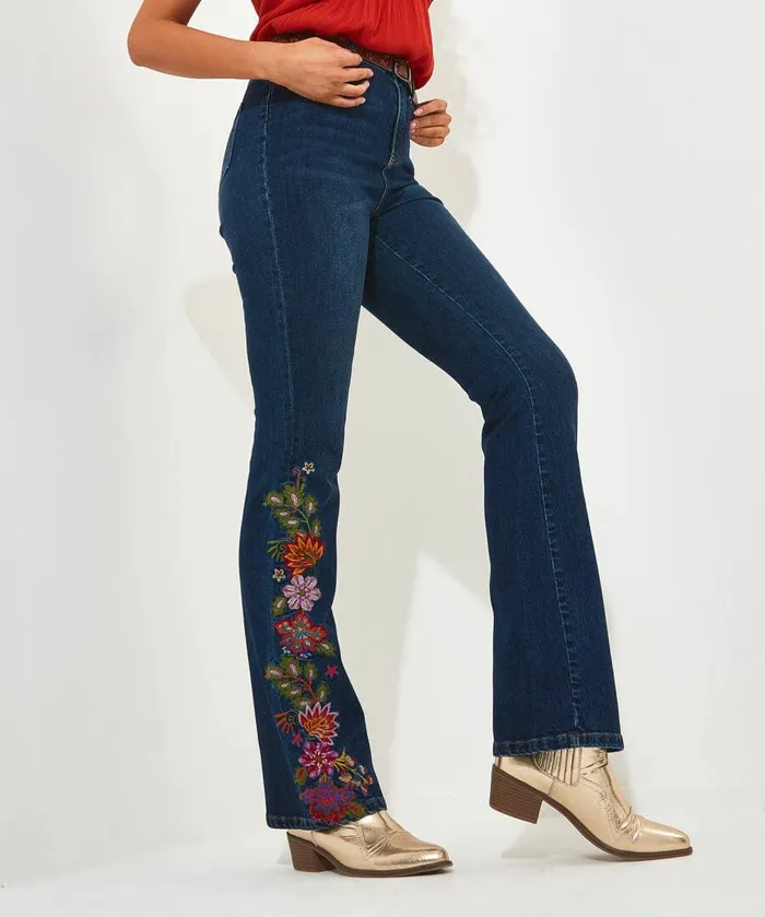 Women Joe Browns Valentina Embroidered Jeans Blue Women Joe Browns Valentina Embroidered Jeans Blue