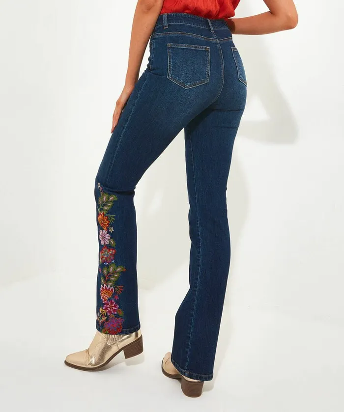 Women Joe Browns Valentina Embroidered Jeans Blue Women Joe Browns Valentina Embroidered Jeans Blue