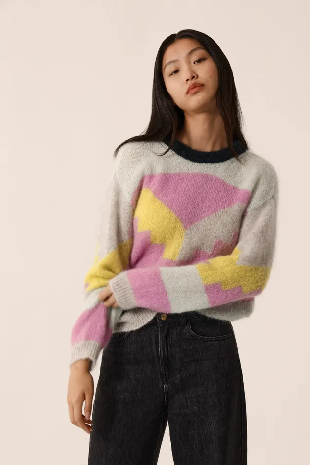 Women Jumper Alto BlossomLuciole Pull Mohair Multicolore Des Petits Hauts Jumpers and Cardigans Women Jumper Alto BlossomLuciole Pull Mohair Multicolore Des Petits Hauts Jumpers and Cardigans