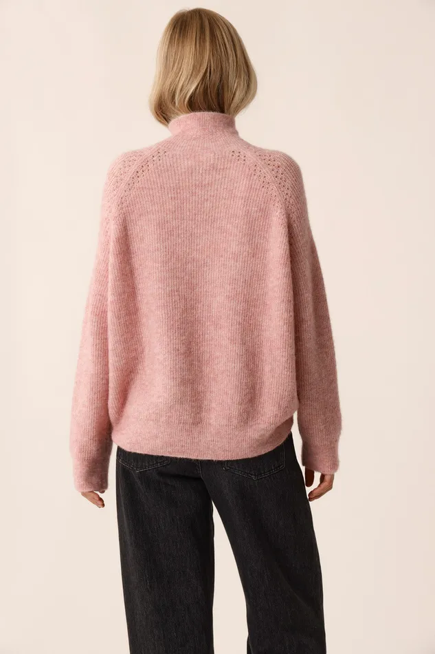 Women Jumper Bergamote Poudre Pull Alpaga Superfine Rose Clair Des Petits Hauts Jumpers and Cardigans