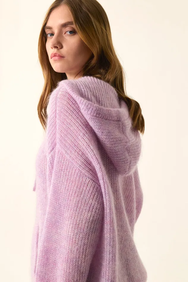 Women Jumper Bulotte Petale Chine Pull Mohair Rose Des Petits Hauts Jumpers and Cardigans
