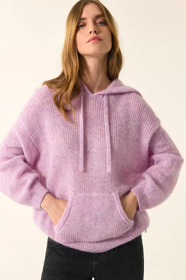 Women Jumper Bulotte Petale Chine Pull Mohair Rose Des Petits Hauts Jumpers and Cardigans