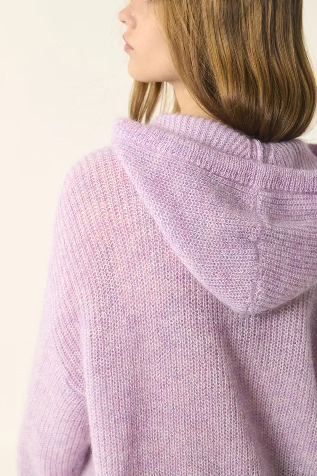 Women Jumper Bulotte Petale Chine Pull Mohair Rose Des Petits Hauts Jumpers and Cardigans