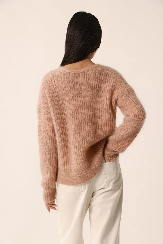 Women Jumper Charlie Naturel Pull Mohair Beige Des Petits Hauts Jumpers and Cardigans