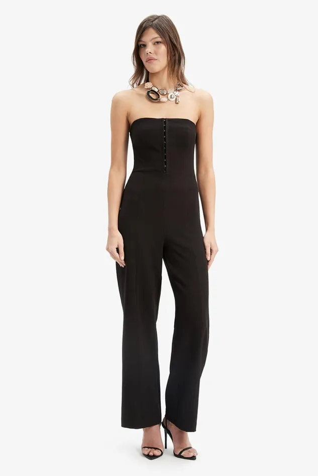 Women Jumpsuits Bardot Fantino Straight Leg Jumpsuit In Black Black