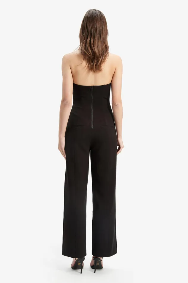 Women Jumpsuits Bardot Fantino Straight Leg Jumpsuit In Black Black Women Jumpsuits Bardot Fantino Straight Leg Jumpsuit In Black Black
