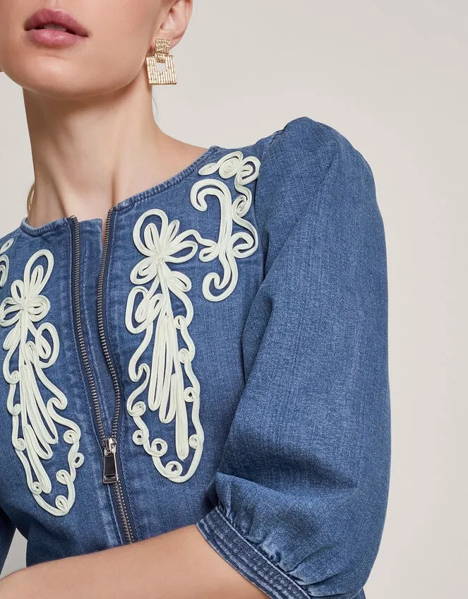 Women Kaia Cornelli Dress Blue Monsoon Dresses