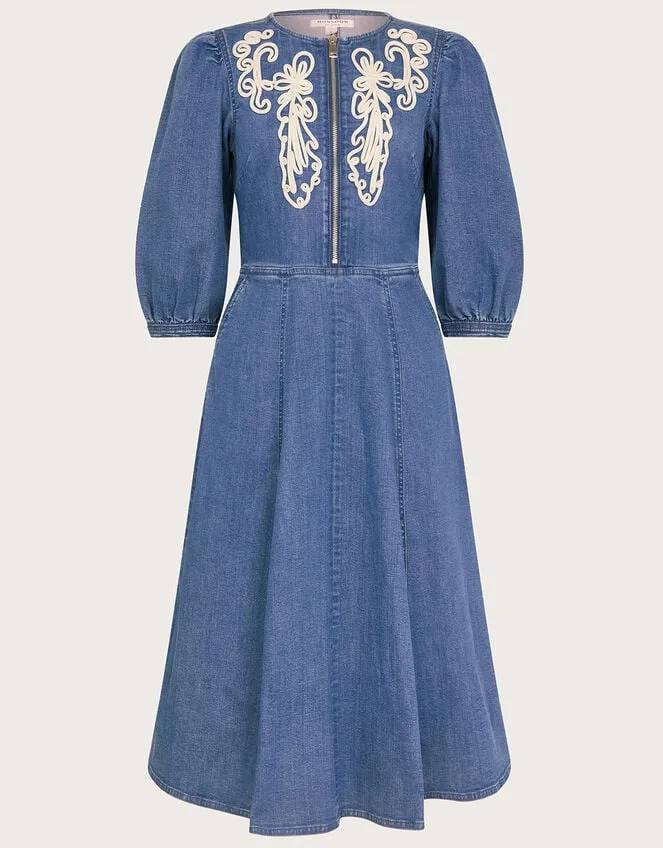 Women Kaia Cornelli Dress Blue Monsoon Dresses