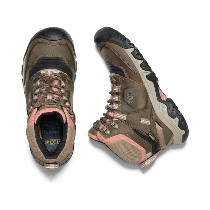 Women KEEN Boots Waterproof GreyOlive Hiking Boots 8211 Ridge Flex Mid Women KEEN Boots Waterproof GreyOlive Hiking Boots 8211 Ridge Flex Mid