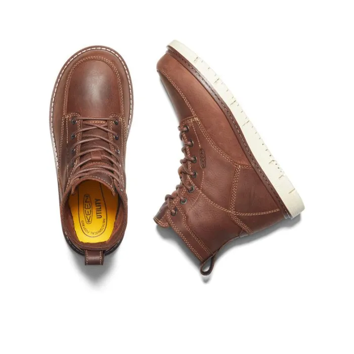 Women KEEN Casual 6quot Leather Work Boots 8211 San Jose Women KEEN Casual 6quot Leather Work Boots 8211 San Jose