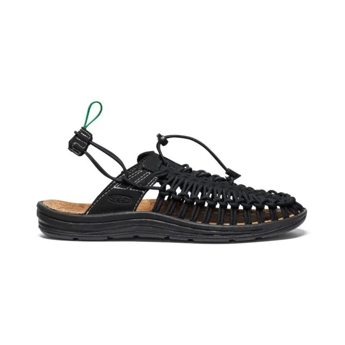 Women KEEN Casual All Gender UNEEK II Convertible BlackJolly Green Sandal