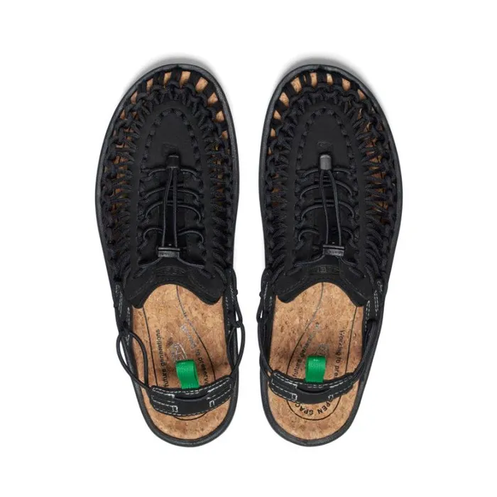 Women KEEN Casual All Gender UNEEK II Convertible BlackJolly Green Sandal Women KEEN Casual All Gender UNEEK II Convertible BlackJolly Green Sandal
