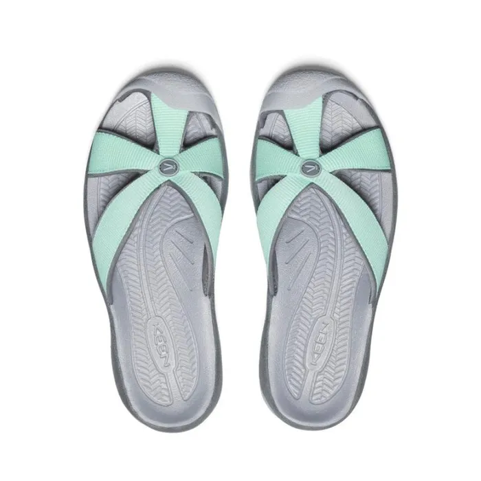 Women KEEN Casual Bali LichenSteel Grey Leather FlipFlop Women KEEN Casual Bali LichenSteel Grey Leather FlipFlop