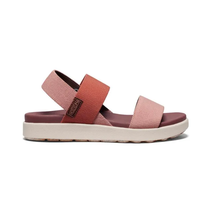 Women KEEN Casual Elle Backstrap Red Sandal