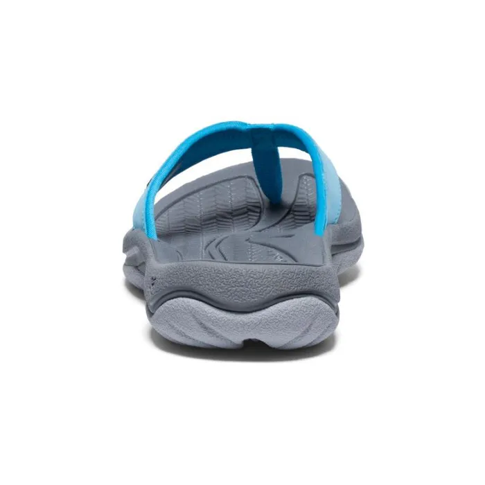 Women KEEN Casual Kona Flip Blue AtollBlue Danube Leather FlipFlop Women KEEN Casual Kona Flip Blue AtollBlue Danube Leather FlipFlop