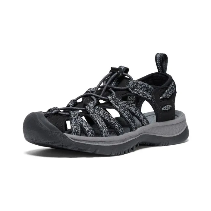 Women KEEN Casual Whisper BlackSteel Grey Closed Toe Sandal Women KEEN Casual Whisper BlackSteel Grey Closed Toe Sandal