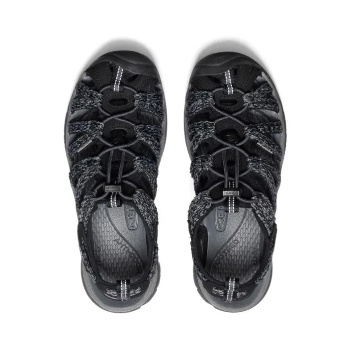 Women KEEN Casual Whisper BlackSteel Grey Closed Toe Sandal Women KEEN Casual Whisper BlackSteel Grey Closed Toe Sandal