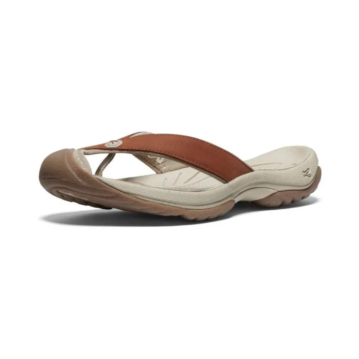 Women KEEN Sandals Waimea Sorrel HorsePlaza Taupe Leather FlipFlop Women KEEN Sandals Waimea Sorrel HorsePlaza Taupe Leather FlipFlop