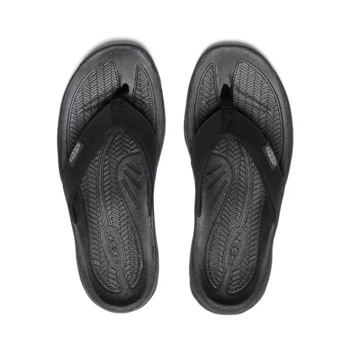 Women KEEN Water Kona Flip BlackVapor Leather FlipFlop Women KEEN Water Kona Flip BlackVapor Leather FlipFlop