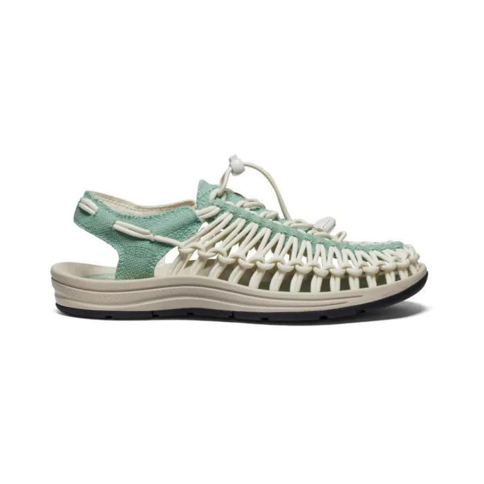 Women KEEN Water UNEEK Canvas Granite GreenBirch Sandal