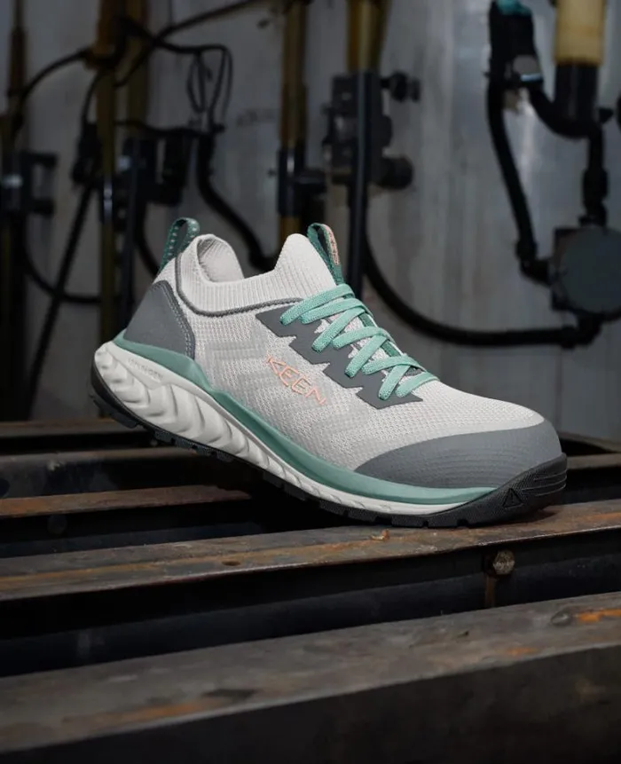 Women KEEN Work Boots and Shoes Arvada Shift CarbonFiber Toe BlackMagnet Work Slipon Women KEEN Work Boots and Shoes Arvada Shift CarbonFiber Toe BlackMagnet Work Slipon