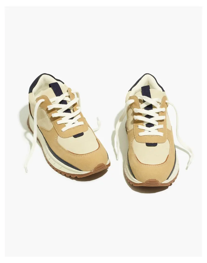 Women Kickoff Trainer Sneakers In Suede And Nubuck Bone Multi Madewell Sneakers Women Kickoff Trainer Sneakers In Suede And Nubuck Bone Multi Madewell Sneakers