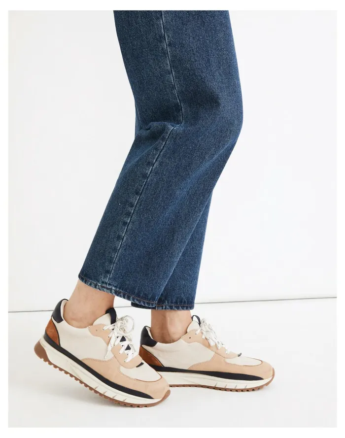 Women Kickoff Trainer Sneakers In Suede And Nubuck Bone Multi Madewell Sneakers Women Kickoff Trainer Sneakers In Suede And Nubuck Bone Multi Madewell Sneakers