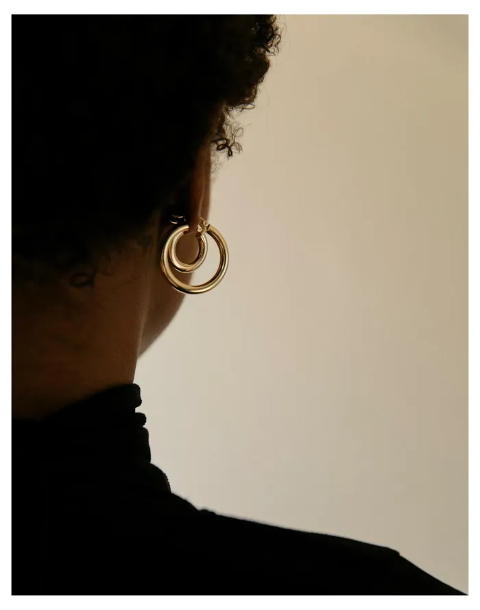 Women Kinn 14k Gold Classic Small Hoop Earrings Gold Madewell Fine Jewelry Women Kinn 14k Gold Classic Small Hoop Earrings Gold Madewell Fine Jewelry