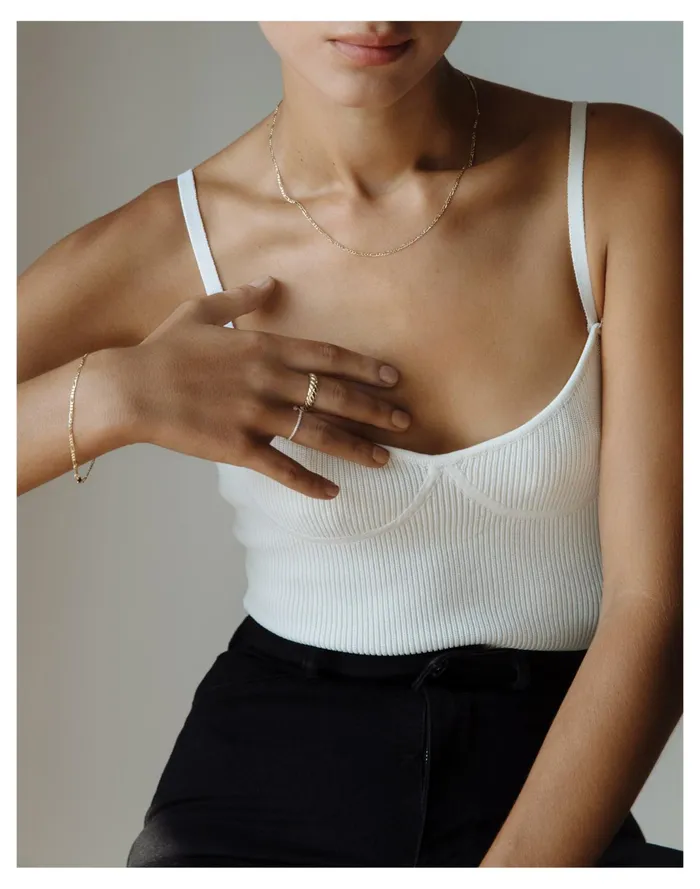 Women Kinn 14k Gold Kyle Figaro Chain Necklace Gold Madewell Fine Jewelry Women Kinn 14k Gold Kyle Figaro Chain Necklace Gold Madewell Fine Jewelry