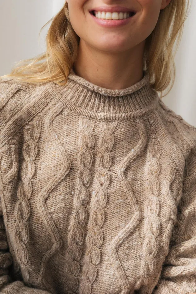 Women Knits Women 8211 Baltimore 8211 Beige TWOTHIRDS Knits