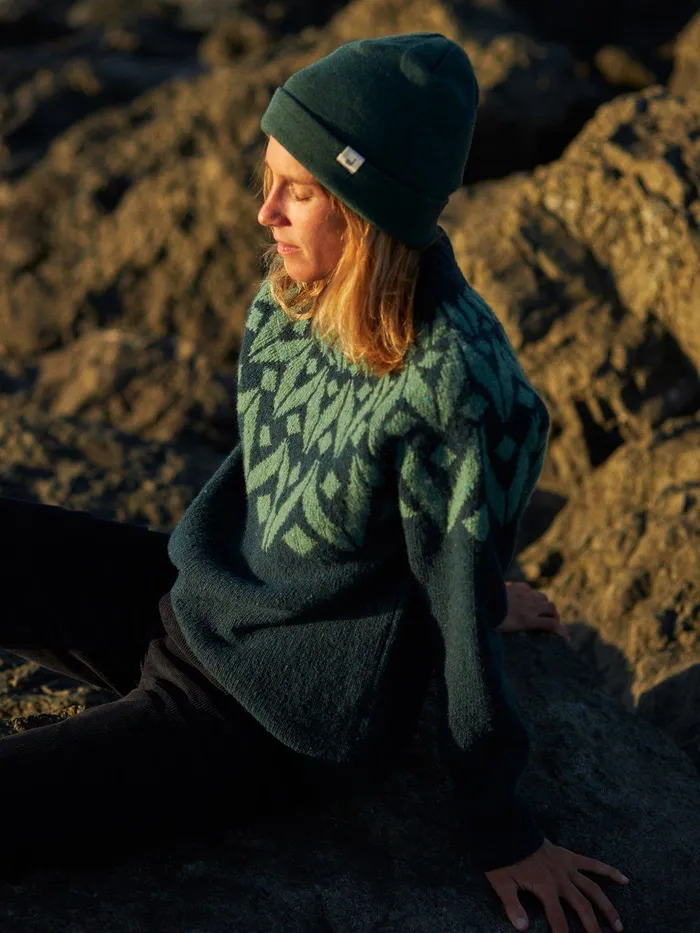 Women Knits Women 8211 Muna 8211 Green TWOTHIRDS Knits