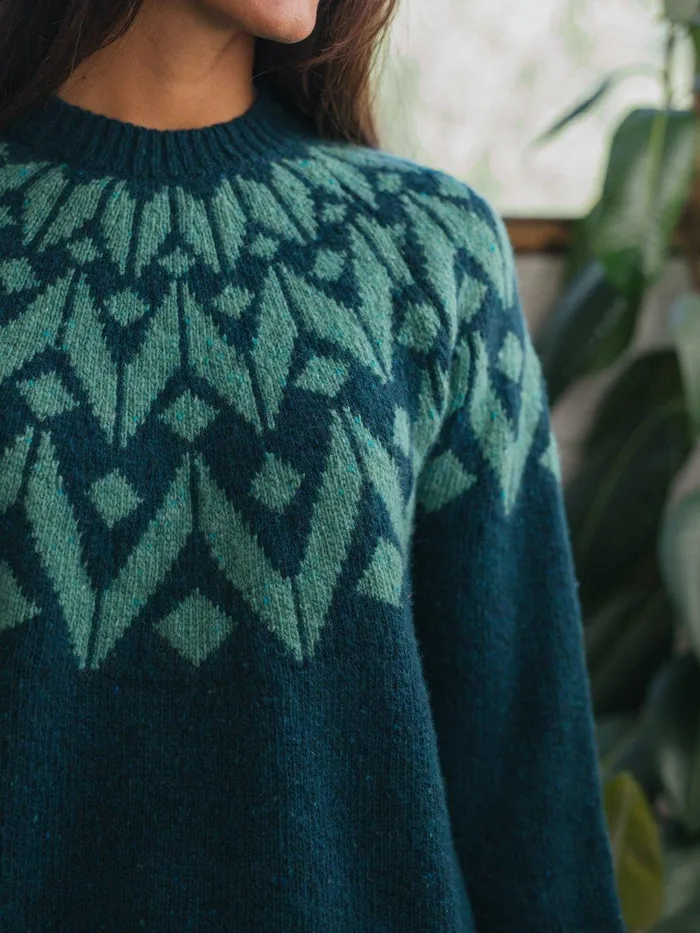 Women Knits Women 8211 Muna 8211 Green TWOTHIRDS Knits
