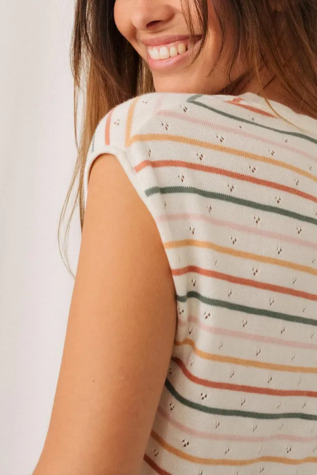 Women Knits Women 8211 Sketrick 8211 Stripes TWOTHIRDS Knits