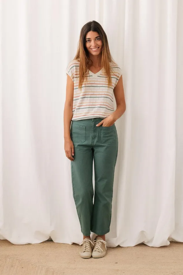 Women Knits Women 8211 Sketrick 8211 Stripes TWOTHIRDS Knits