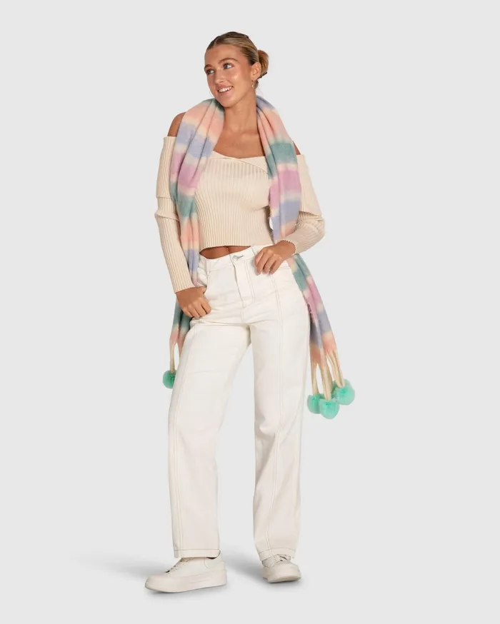 Women Knitwear Belle and Bloom More Than Words Collared Knit Top 8211 Cream